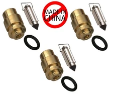 Polaris Mikuni Triple Carburetor Needle Valve & Seat Kit SL SLX 650 780 785