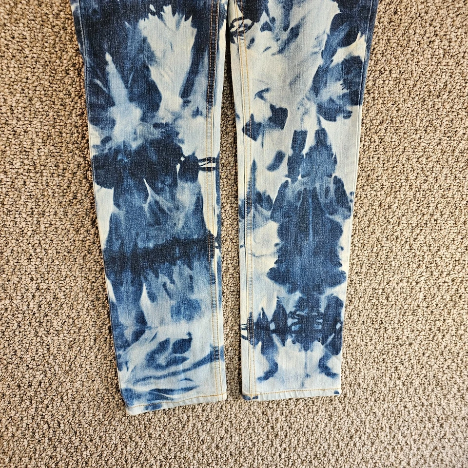 Pantalones de mezclilla City Streets para mujer talla 11 (32x31) rectos ajustados tinte azul Foto 2 de 4