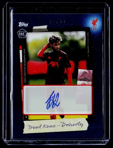 Trent Kone-Doherty RC Snapshot Auto /10 #SA-KD 2025-26 Topps Focus Liverpool