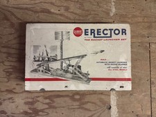 Vintage 1960/61 A.C. Gilbert “The Rocket Launcher” Erector Set No. 10201 Space A