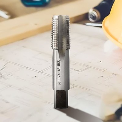 Taper Pipe Tap 1/4''-18 NPT Cutting For Maintenance Hand Tools Pipe Tap