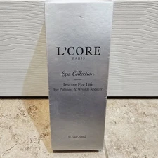 L'Core Paris Instant Eye Lift Puffiness & Wrinkle Reducer 0.7 oz 20 ml SEALED 