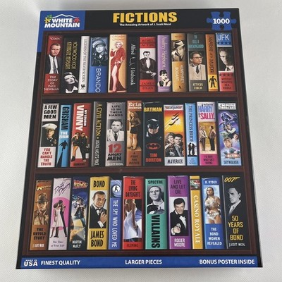White Mountain Puzzle Fictions 1252 J. Scott Nicol 1000 Piece Complete