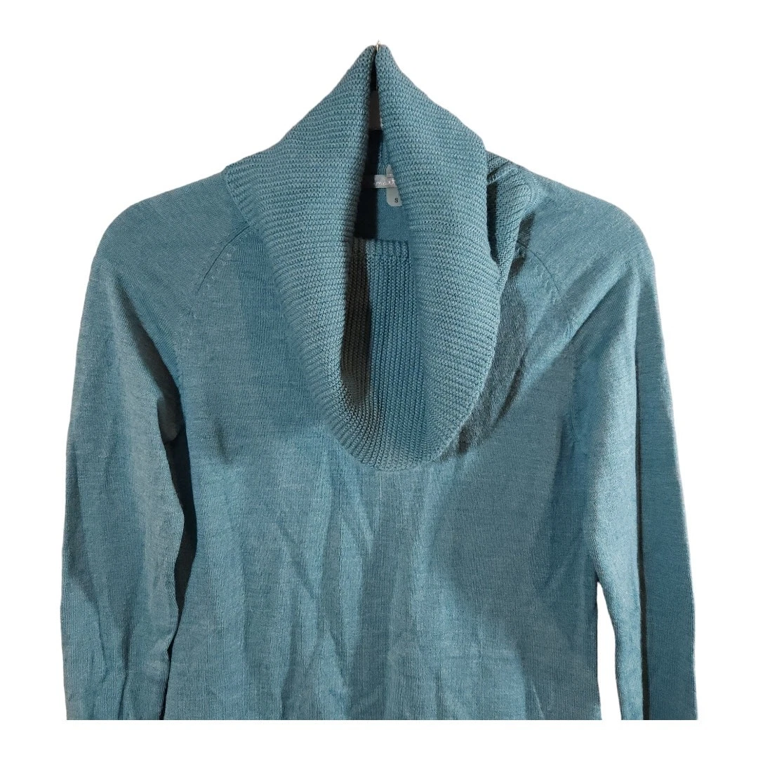 smartwool minturn drape-neck merino wool blend canton sweater