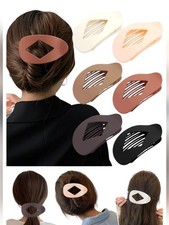Neutral Tone Geometric Hair Clip Set of 6 Hair Claw