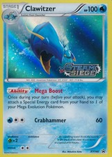Lightly Played Clawitzer - XY146 - XY Steam Siege Prerelease Promo - Holo Pokemo on eBay