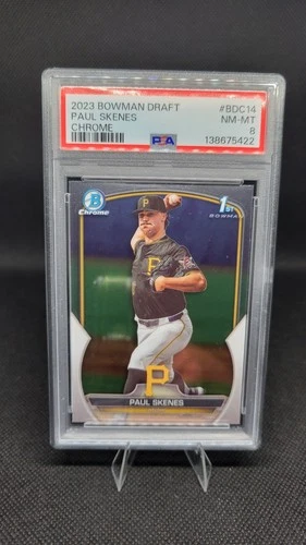 2023 Bowman Draft Chrome (1st) Paul Skenes #BDC-14 PSA 8