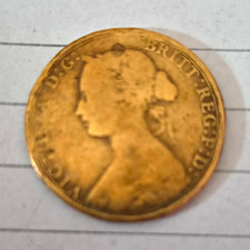 Victoria Great Britain Halfpenny Coin 1862 BN, Era 1837-1901 Uncertified