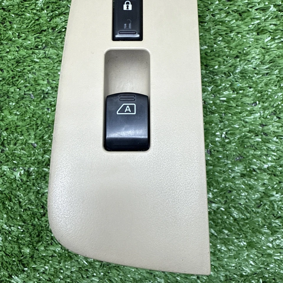 Interruptor de ventana de bloqueo eléctrico lado derecho pasajero Nissan Armada 2007-2014 OEM bronceado Foto 2 de 4