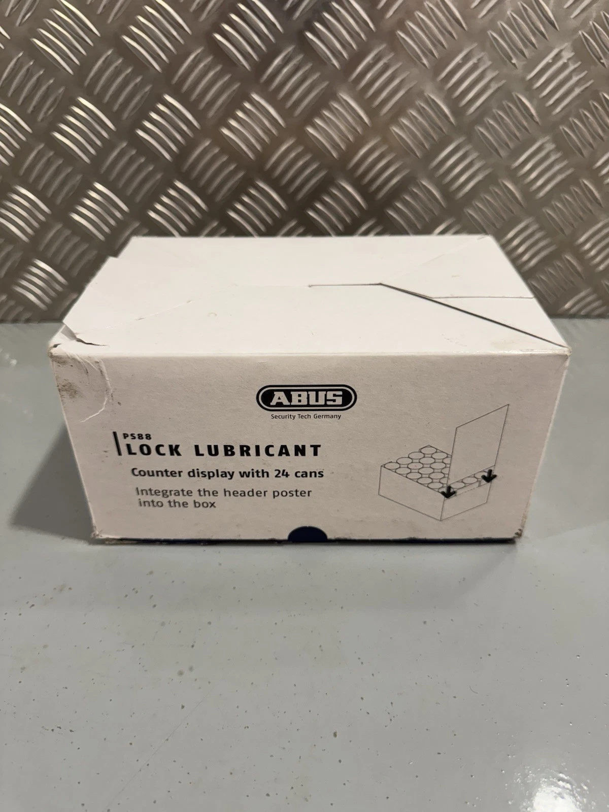 Box Of 24 ABUS PS88 Lock Lubricant Lubricating Spray Bottles 50ml Brand New