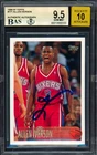 Allen Iverson Signed 1996-97 Topps RC 171 76ers BGS 9.5 Auto GM 10 Beckett
