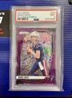 2024 Panini Prizm Drake Maye No Huddle PURPLE #329 Rookie /49 Patriots PSA 9 SP