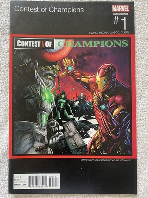 CONTEST OF CHAMPIONS #1 Hip-Hop Variant 1st App White Fox Marvel 2015 NM/NM-