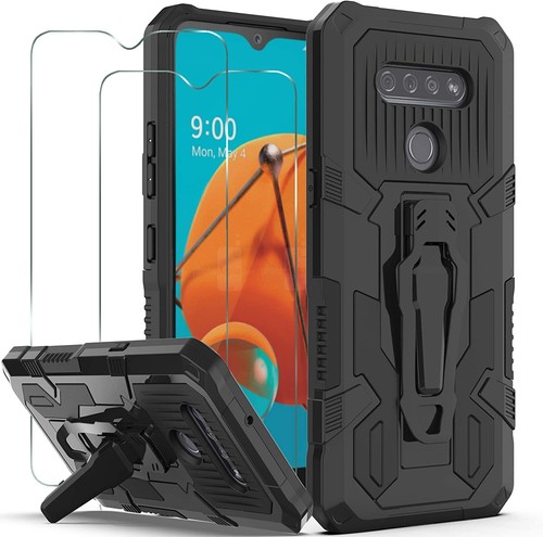 For LG K31 Rebel/Aristo 5 Case Phone Cover Shockproof + Tempered Glass Screen - Picture 26 of 44