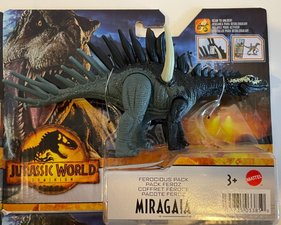 Jurassic World Dominion Dinosaur Surprise Play Pack Grab & Go! Set Lot Of 4