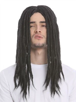 WIG ME UP Wig Women Men Carnival Dreadlocks Rasta Reggae Rastafari Black Long