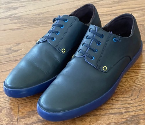 CAMPER Alicante Navy Blue Leather Slip 