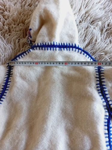 Vintage Woolen Child's Coat Style Traditional Bulgarian Coat - Picture 7 of 10