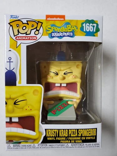 Funko Pop SpongeBob SquarePants 25th #1667 Krusty Krab Pizza SpongeBob IN STOCK