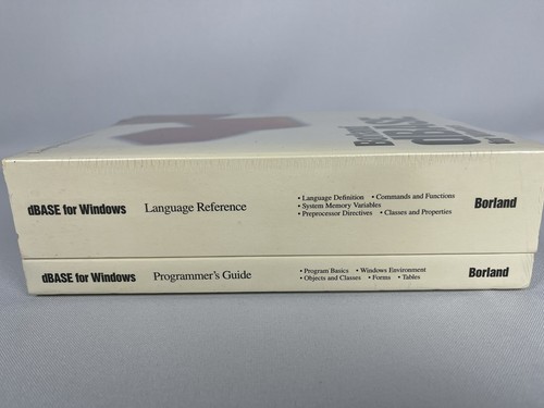 New Sealed - Borland dBASE for Windows Version 5.0 - Zdjęcie 6 z 6