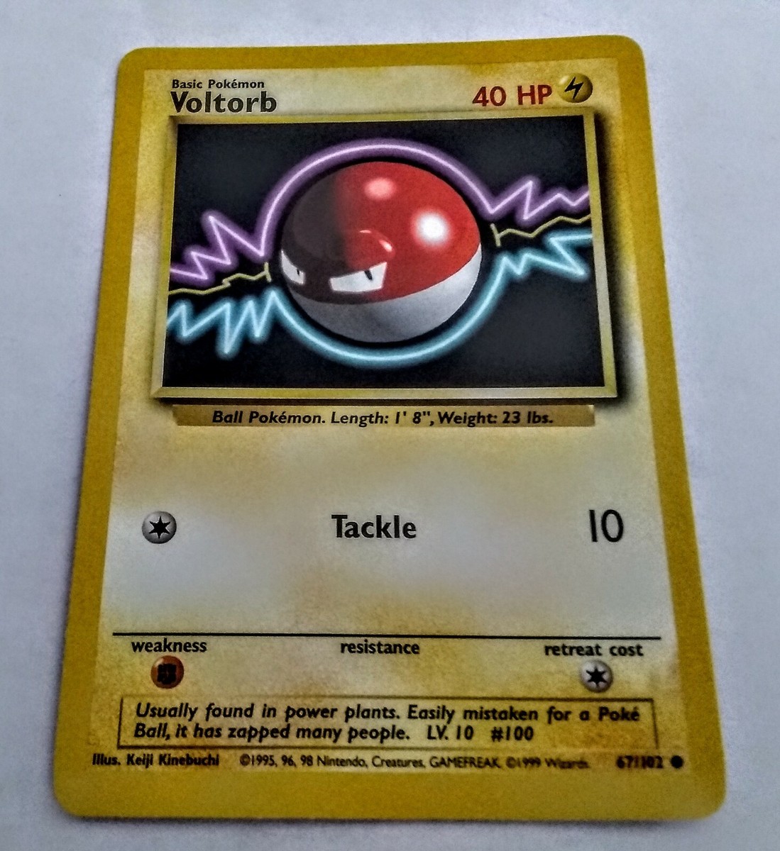 1995 voltorb pokemon card value Pokemon Base Set Common Voltorb #67 [1st Edition]