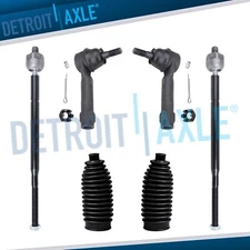 6pc Front Inner and Outer Tie Rod End Link Boots for 2004-2008 Chrysler Pacifica