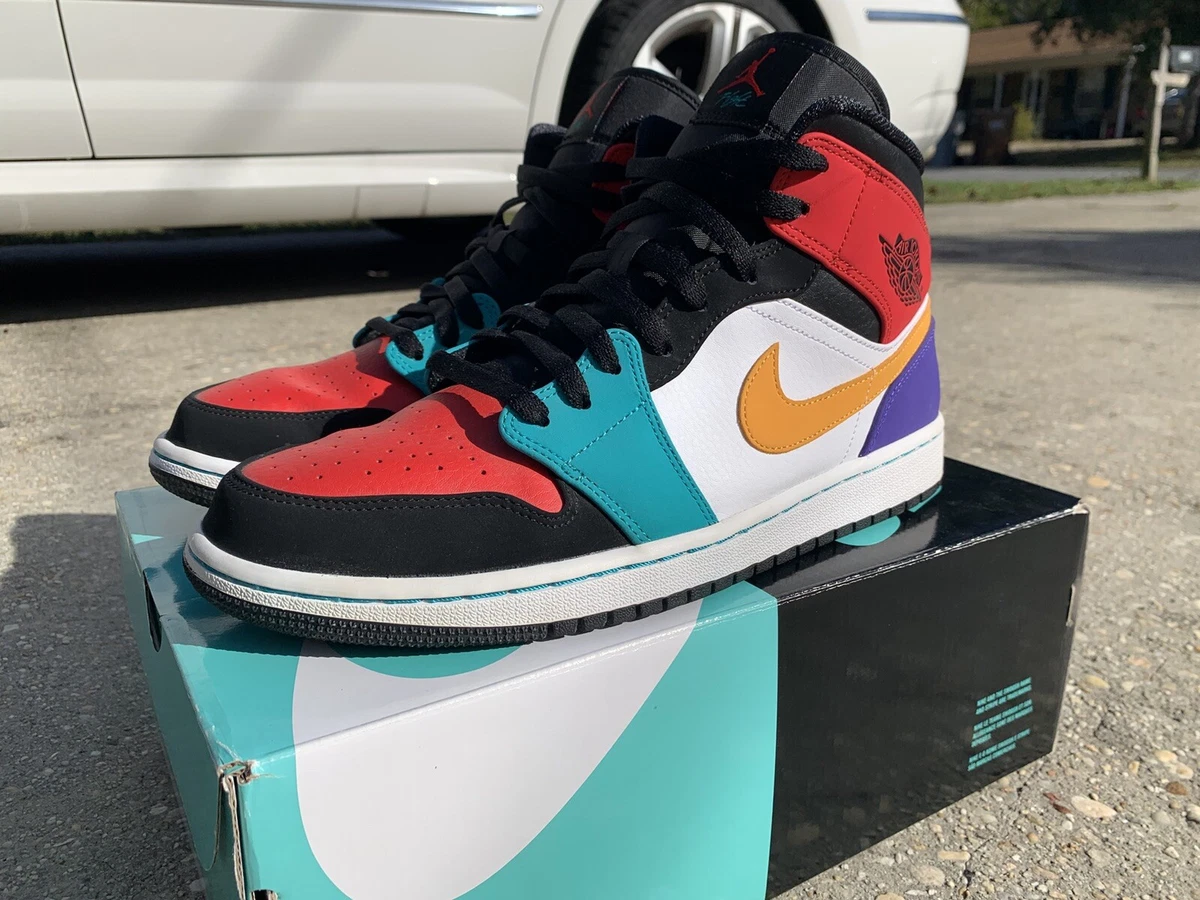 Jordan 1 Mid Bred Multi-Color