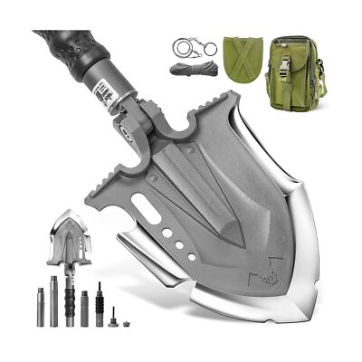 Zune Lotoo Survival Shovel Multitool 28 in 1 Luxury Kit, Tactical