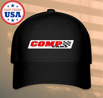COMP Cams Black Hat Baseball Cap Size S/M & L/XL