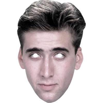 Nicolas Cage Celebrity Card Gesichtsmaske - Ready To Wear - Kostüm