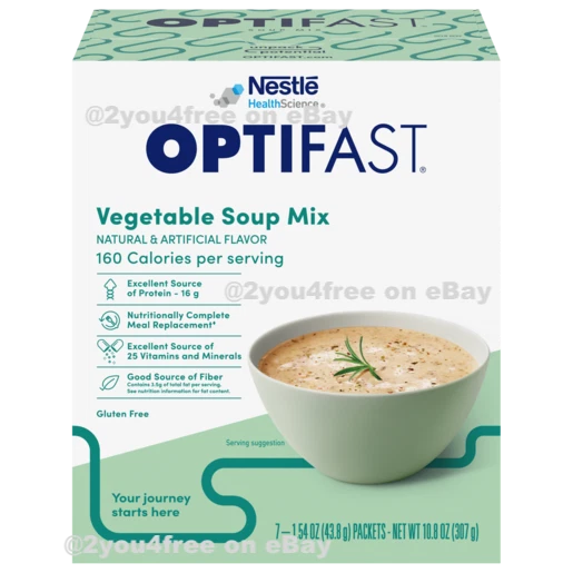OPTIFAST® 800 | MEZCLA DE SOPA DE POLLO, VERDURAS O TOMATE | 6 CAJAS | AUTÉNTICO Foto 3 de 3