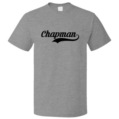 Funny Chapman Retro Old School T shirt Tee