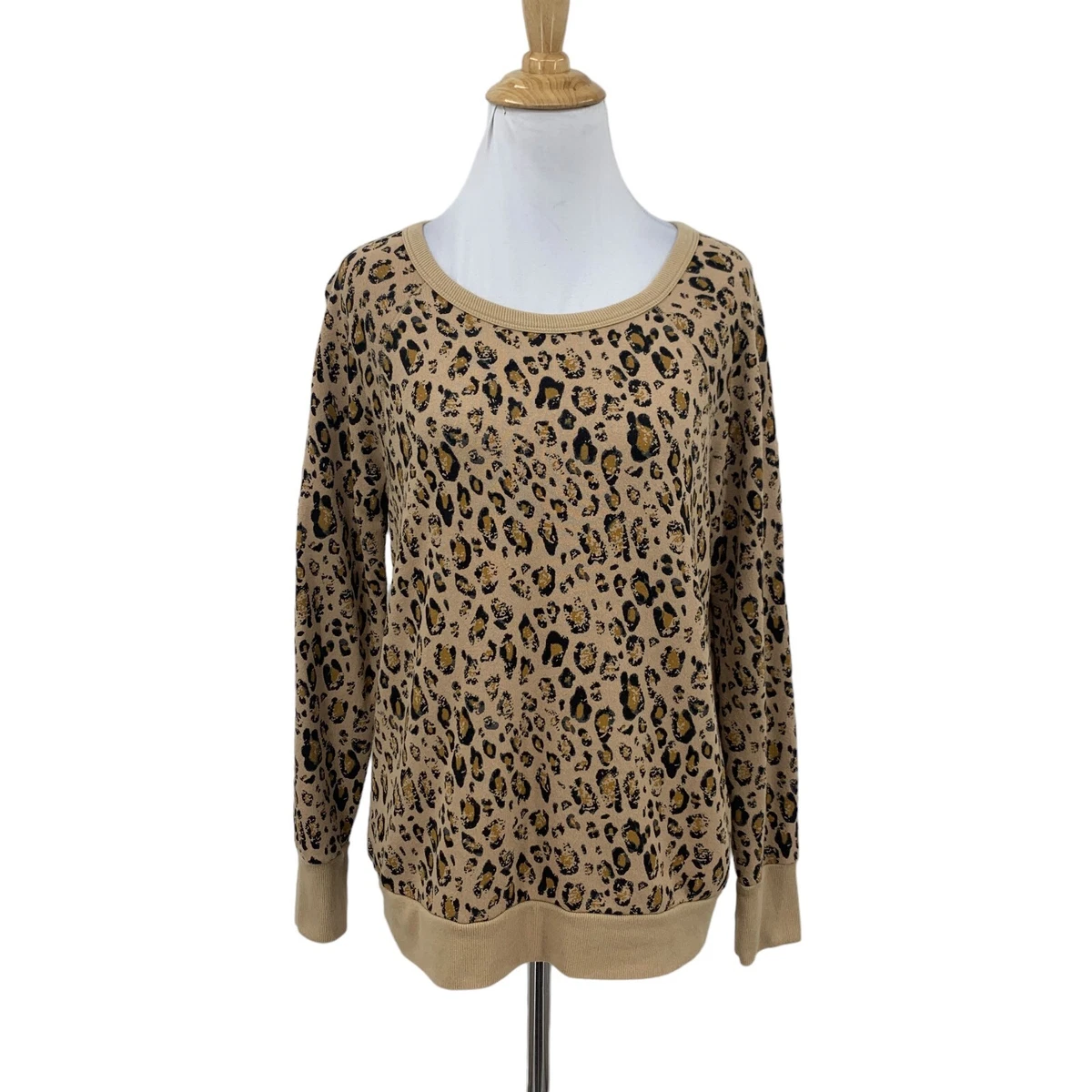 Cheetah print sweatshirt sales