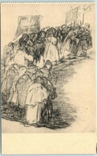 Postcard - Procession By Goya - Museo Nacional del Prado - Madrid, Spain