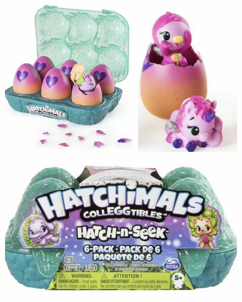 Hatchimals CollEGGtibles HATCH -N- SEEK 6-Pack Egg Carton