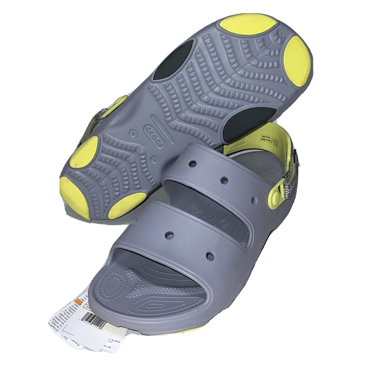 Crocs Classic All Terrain Open Toe Sandal Hook Loop 207711-1FH