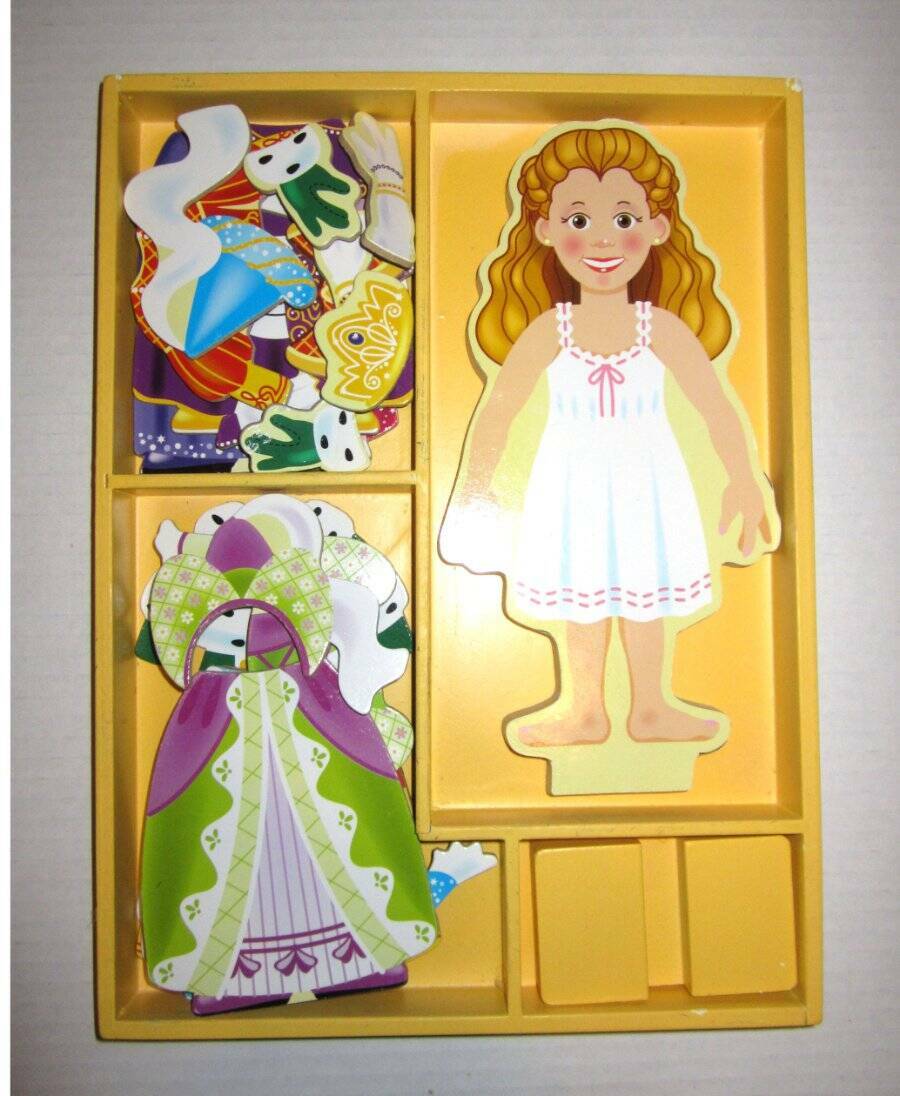 Melissa and Doug Wooden Dress Up Princess Elise 25 Piece set