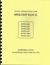 Jinma tractor  200,204,250,254,300A,304A Tractor Manual