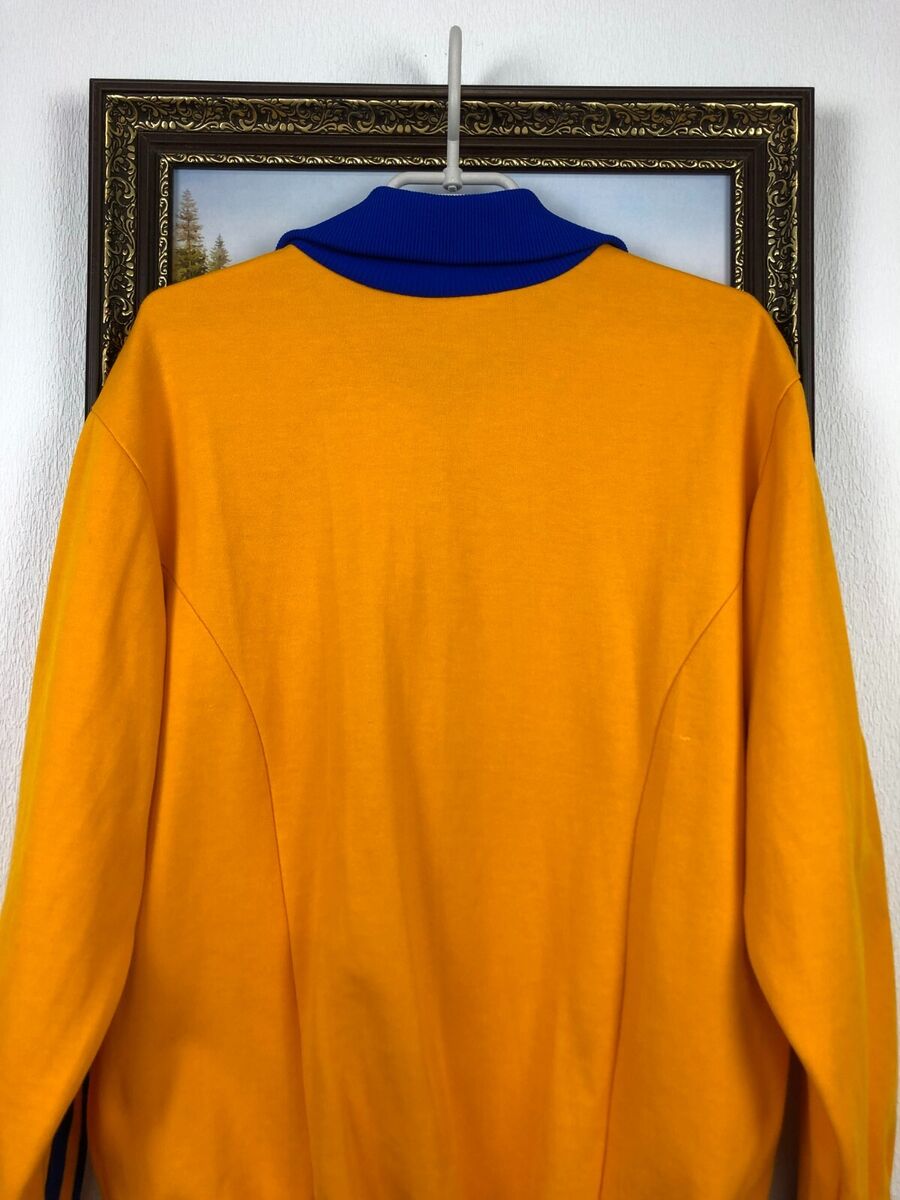 Vintage 80's Adidas Jacket Track Top Rare Yellow Olympic Vintage 80's Adidas Jacket Track Top Rare Yellow Olympic