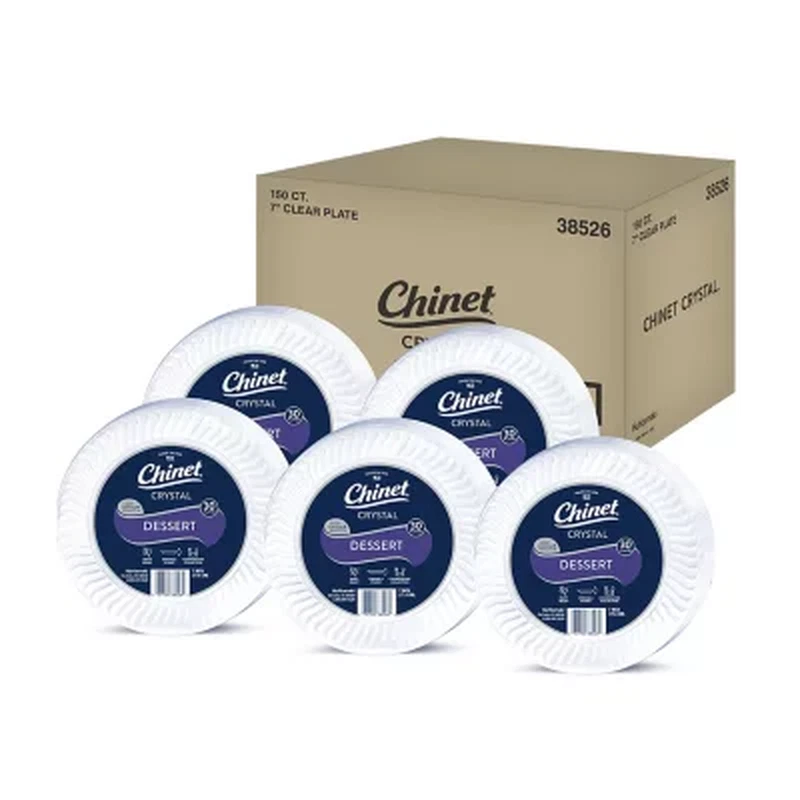 Clear plastic dessert plates cheap