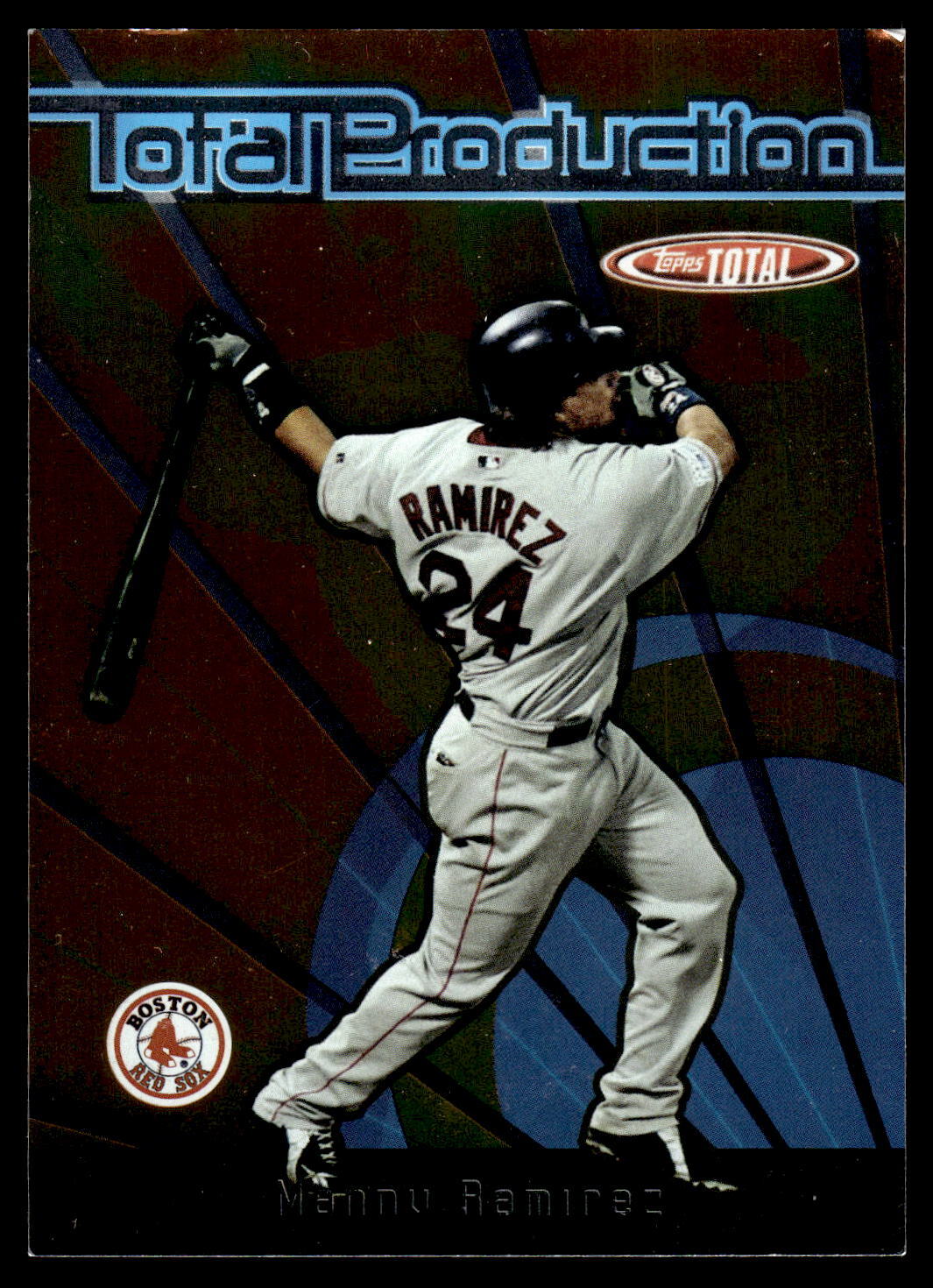 2005 Topps Total #TP-MR Manny Ramirez Total Production Card