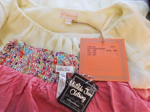 MATILDA JANE 8 ASHTON SKIRT SUNKISSED TIGHTS, TRISH SCULLY YELLOW RUFFLE BLOUSE - Picture 11 of 11