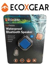 EcoXGear EcoPebble Waterproof Shockproof Wireless Bluetooth Speaker Blue - New