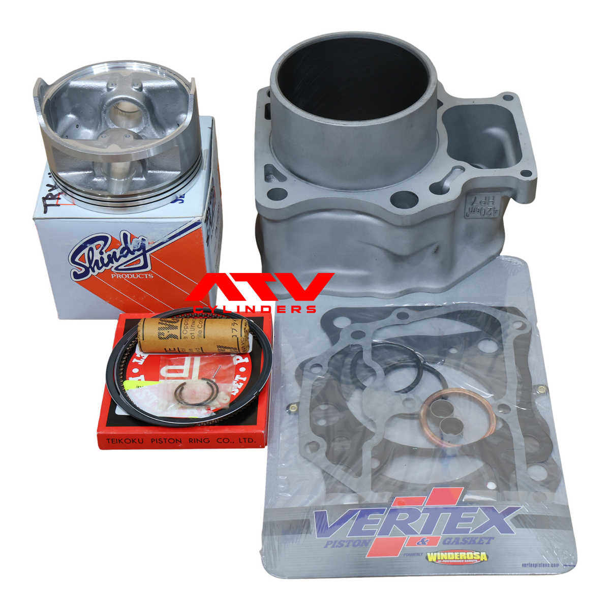 Genuine 2007-2021 Honda Rancher 420 Piston Kit Cylinder Jug Top