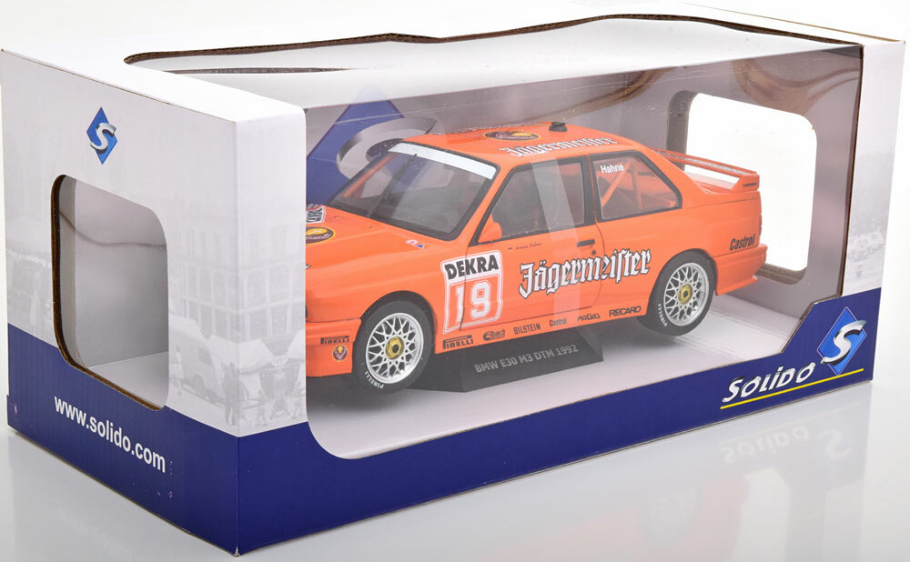イクソ　ixo MODELS BMW #19 Jägermeister IXO 1/18 - BMW M3 E30 - DTM Nurburgring 1992 - Five Diecast