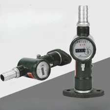 Screw Wing Flowmeter Flange 1 Inch Diameter Refueling Oil Meter Rotor Turbine