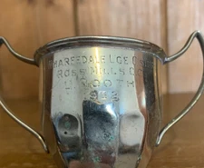 1952 Wharfedale Yorkshire vintage silver plate trophy