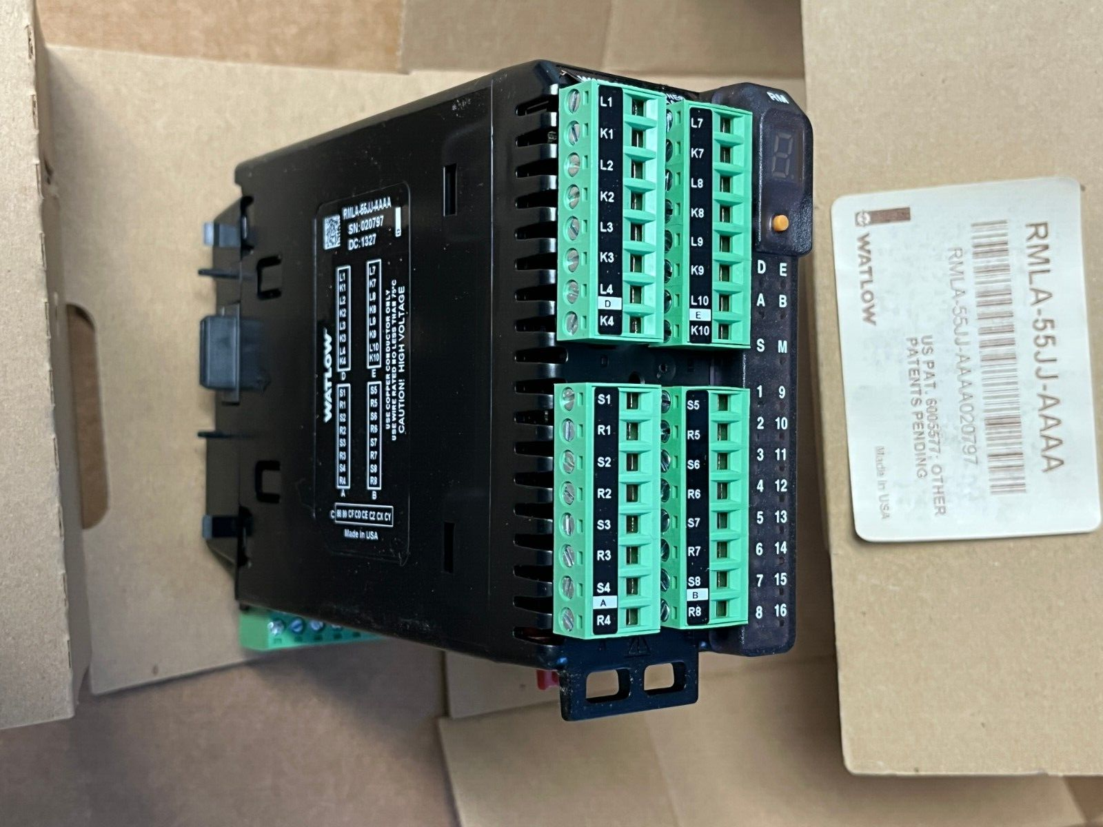 Hourly Limit Module Watlow RMLA-55JJ-AAAA EZ-Zone RM Limit Module Controller NEW | eBay