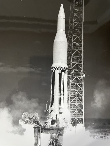 1962 Offizielles NASA Marshall MSFC Apollo Saturn SA-3 B&W Startfoto - Bild 2 von 5