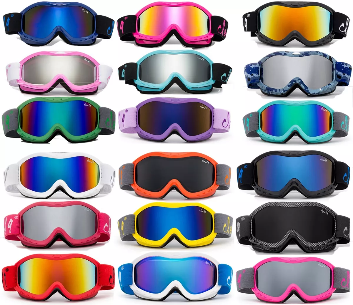 Kids Ski Snow Goggles Anti-Fog Snowboarding Kids Junior Professional Ski  Goggles